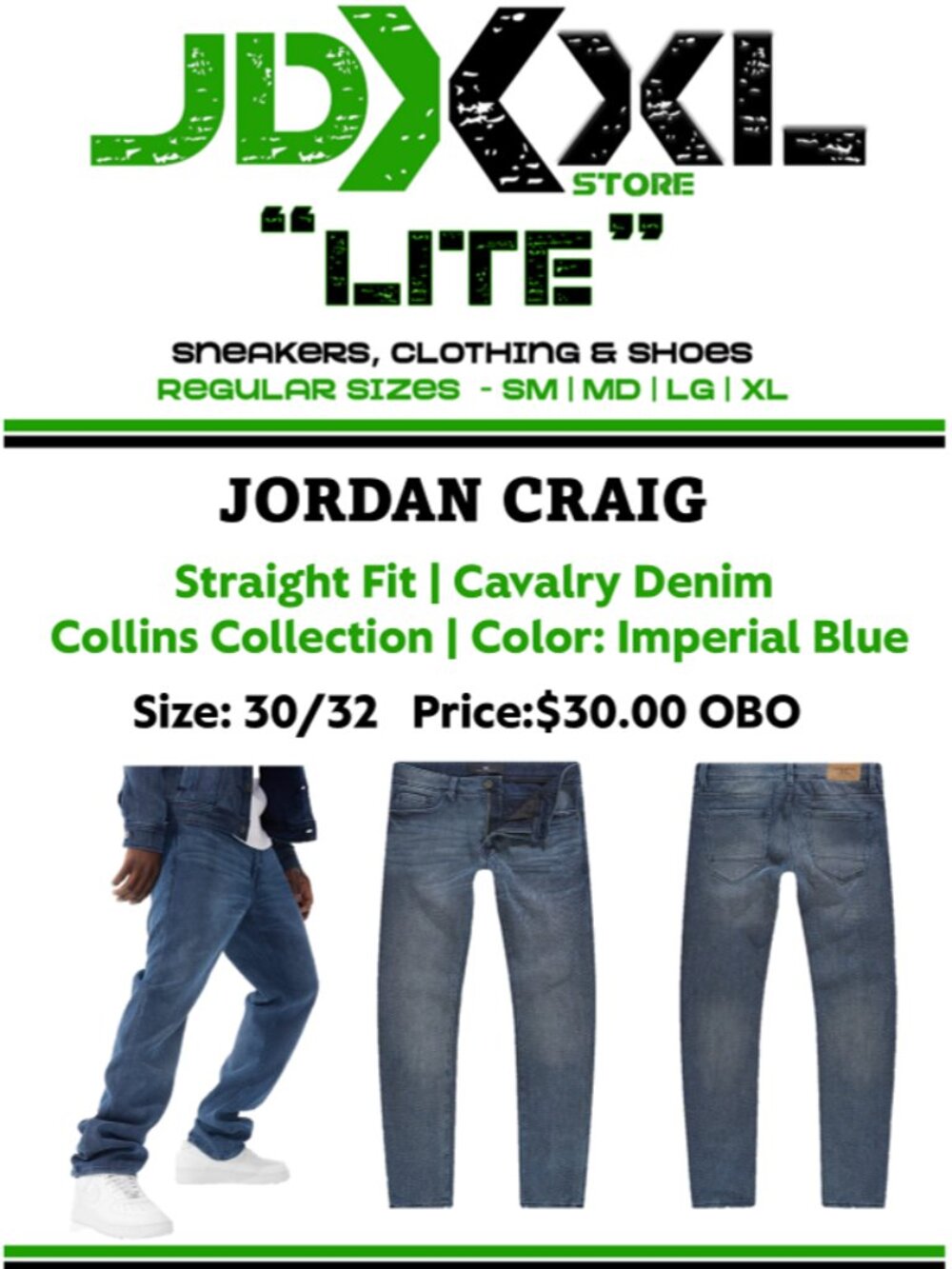 Jordan Craig Men's Designer Jeans